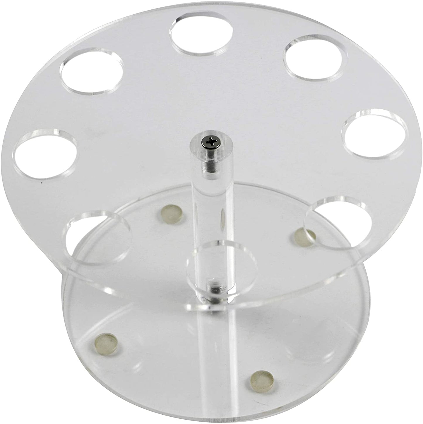 HMROVOOM Dishers for Ice Cream/Acrylic Ice Cream Stand (8 holes Round Shape)