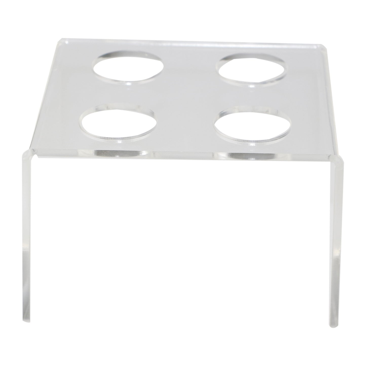 HMROVOOM Transparent 4 Holder Acrylic Ice Cream Cone Stand/Acrylic Cone Holder
