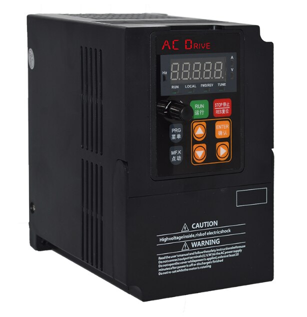 HMROVOOM 220V 0.75kw/1.5kw/2.2kw Single phase input and 220v 3 phase output AC drive/Frequency converter/variable speed drive