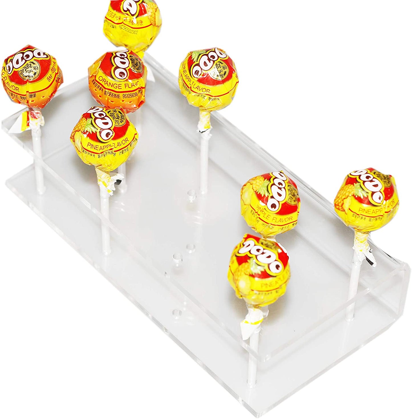 HMROVOOM 11 Holes Acrylic Lollipop Stand,Acrylic Lollipop Holder