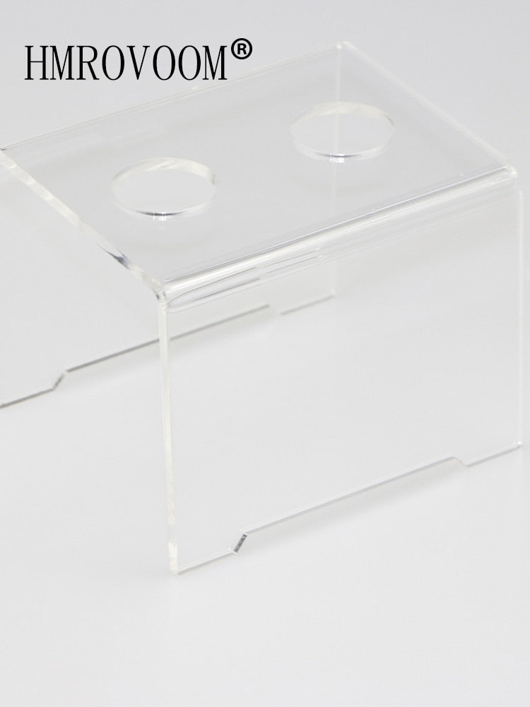 HMROVOOM Acrylic Ice Cream Cone Holder Stand,Acrylic Ice Cream Cone Holder Stand