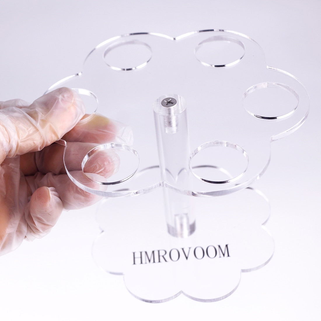 HMROVOOM Acrylic Ice Cream Cone Holder Stand,Acrylic Ice Cream Cone Holder Stand