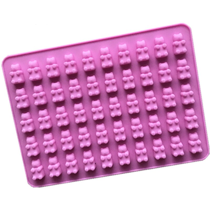 HMROVOOM 50 even bear bear silicone rubber mold high temperature resistant QQ sugar mold.