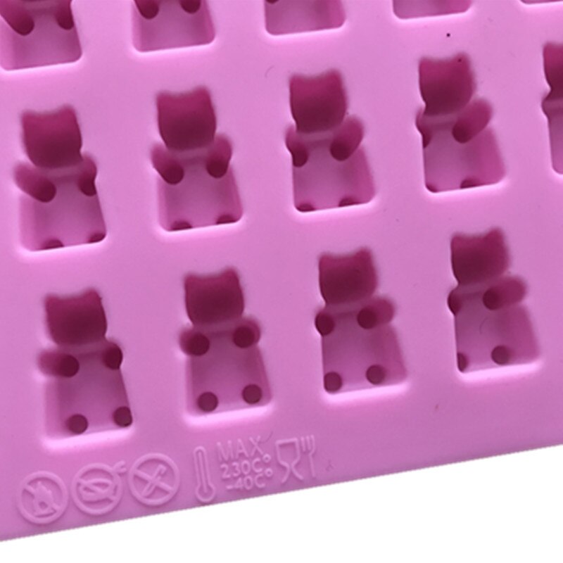 HMROVOOM 50 even bear bear silicone rubber mold high temperature resistant QQ sugar mold.