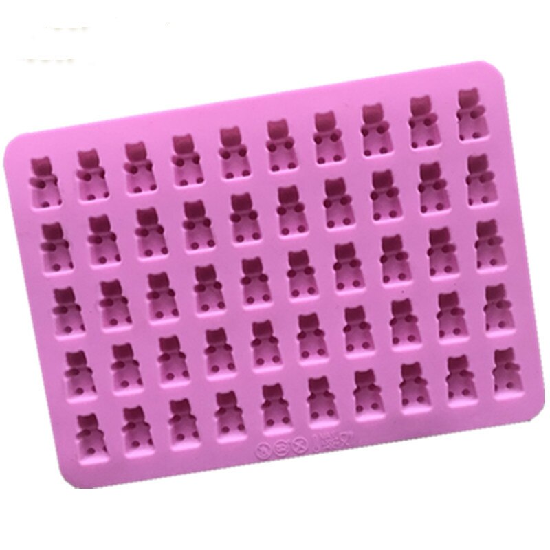 HMROVOOM 50 even bear bear silicone rubber mold high temperature resistant QQ sugar mold.