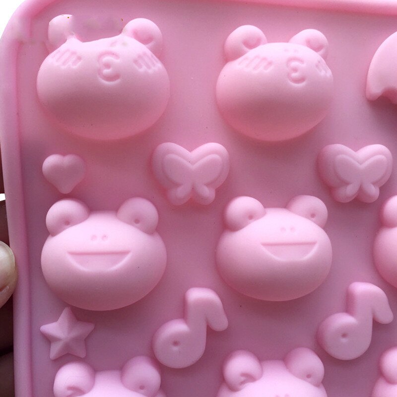 HMROVOOM Multi expression big eye frog, silica gel, chocolate mold