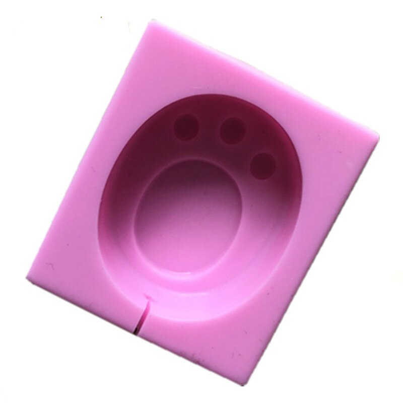 HMROVOOM Silicone ice cream mold Silicon gel Lollipop mold Cat claw bear palm single mold ice cream baking DIY mold