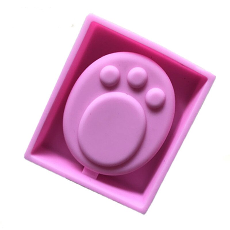 HMROVOOM Silicone ice cream mold Silicon gel Lollipop mold Cat claw bear palm single mold ice cream baking DIY mold
