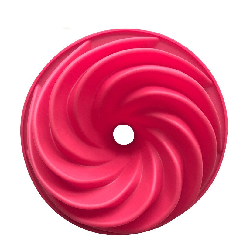 HMROVOOM Single swirl silicone cake mold grill silicone cake mold tray