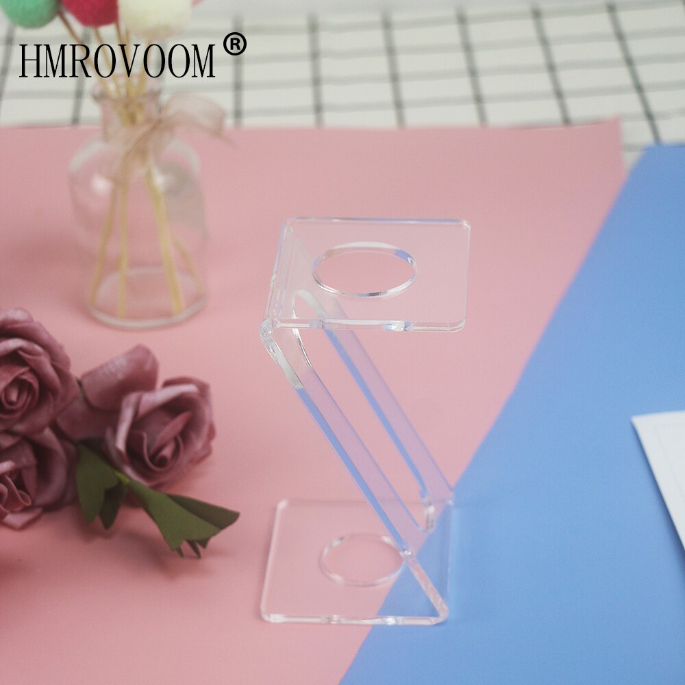 HMROVOOM Acrylic Ice Cream Cone Holder Stand,Acrylic Ice Cream Cone Holder Stand