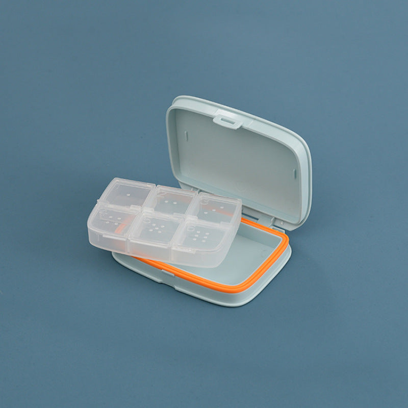 HMROVOOM portable pill box storage box one week pill box portable pill box