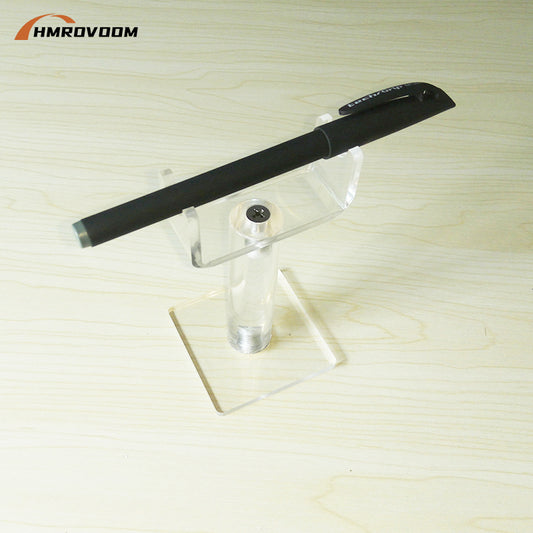 HMROVOOM New display pen holder one hole transparent acrylic pen holder brush display stand cosmetic eyebrow pencil holder