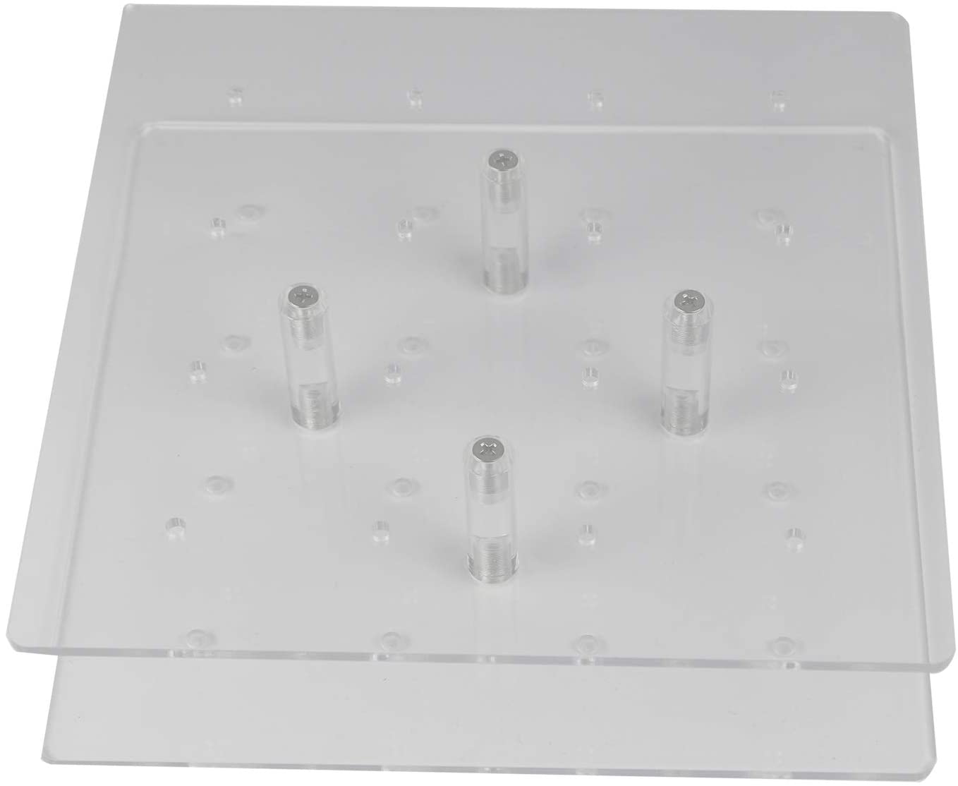 HMROVOOM 16 Holes Square Acrylic Lollipop Stand