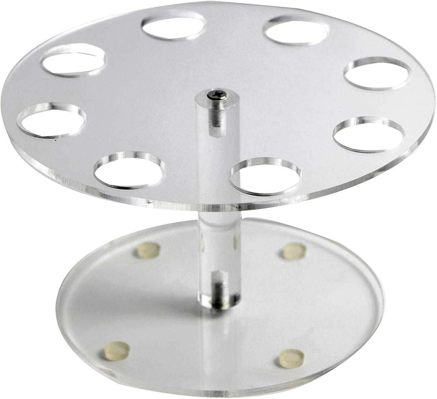 HMROVOOM Dishers for Ice Cream/Acrylic Ice Cream Stand (8 holes Round Shape)