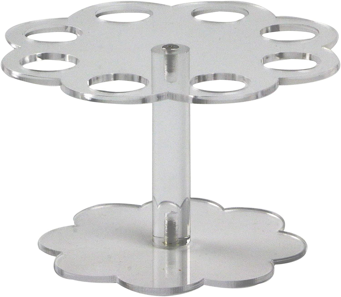 HMROVOOM Acrylic Ice Cream Stand (8 holes Flower shape)