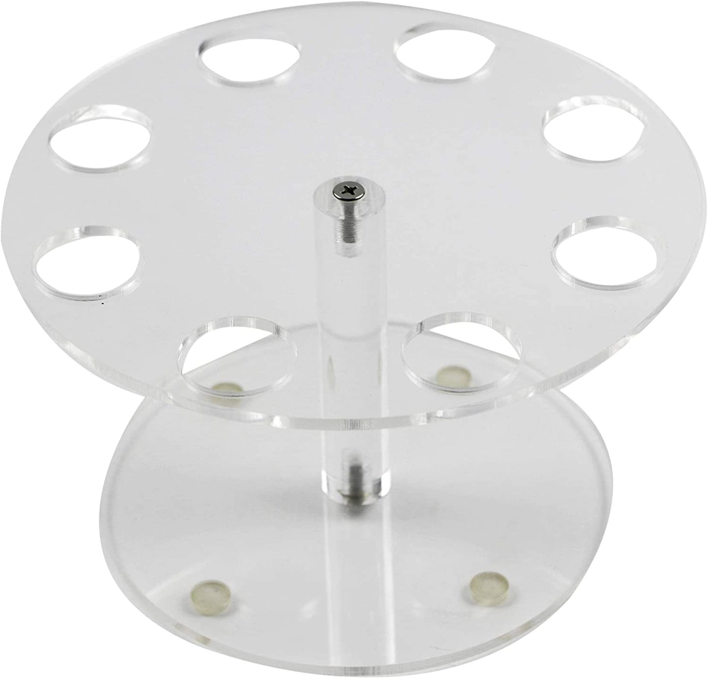 HMROVOOM Dishers for Ice Cream/Acrylic Ice Cream Stand (8 holes Round Shape)