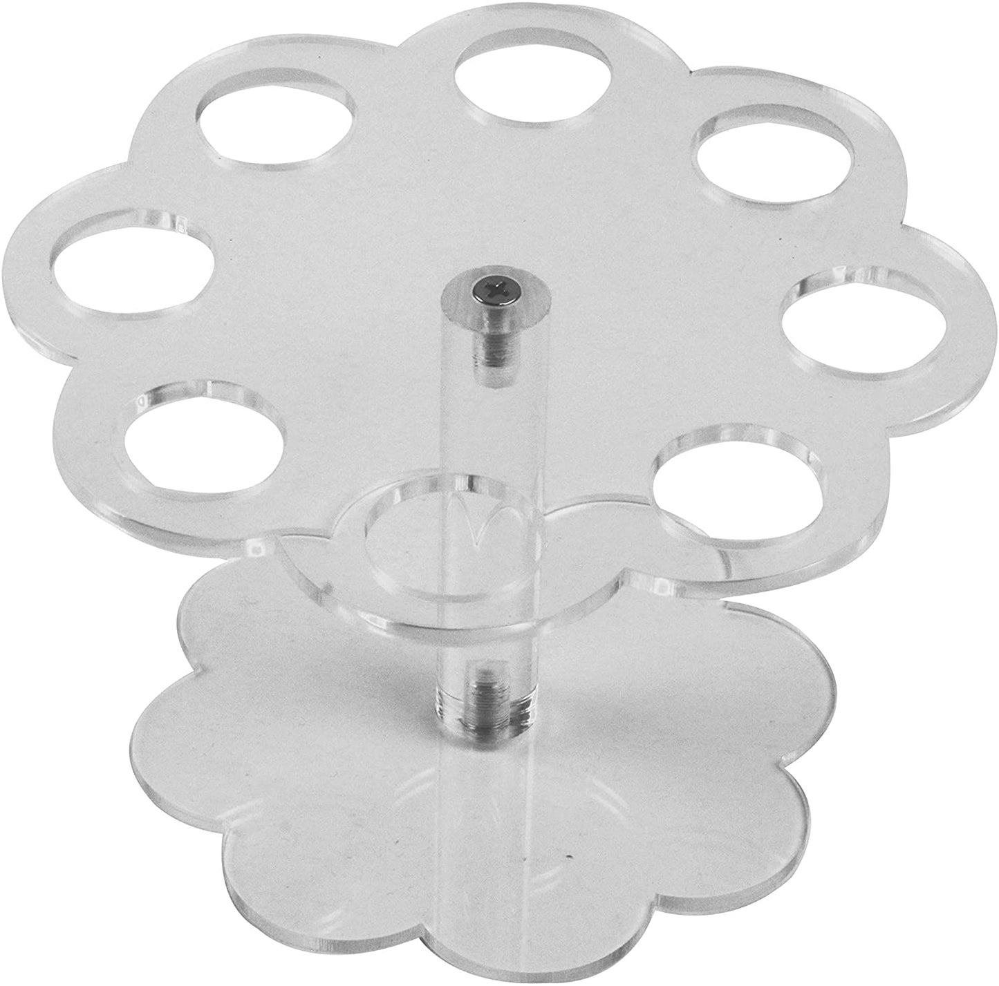 HMROVOOM Acrylic Ice Cream Stand (8 holes Flower shape)