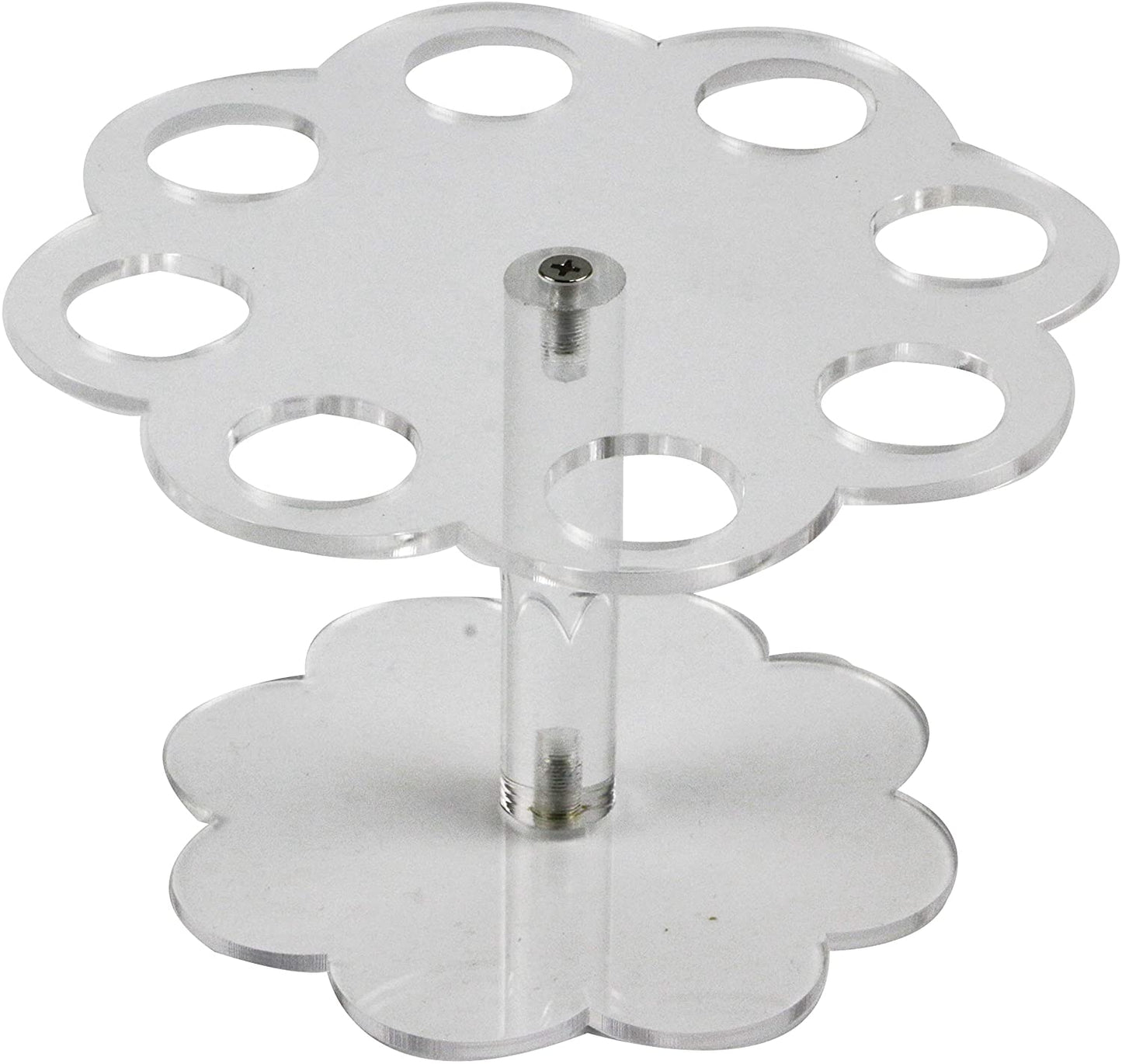 HMROVOOM Acrylic Ice Cream Stand (8 holes Flower shape)