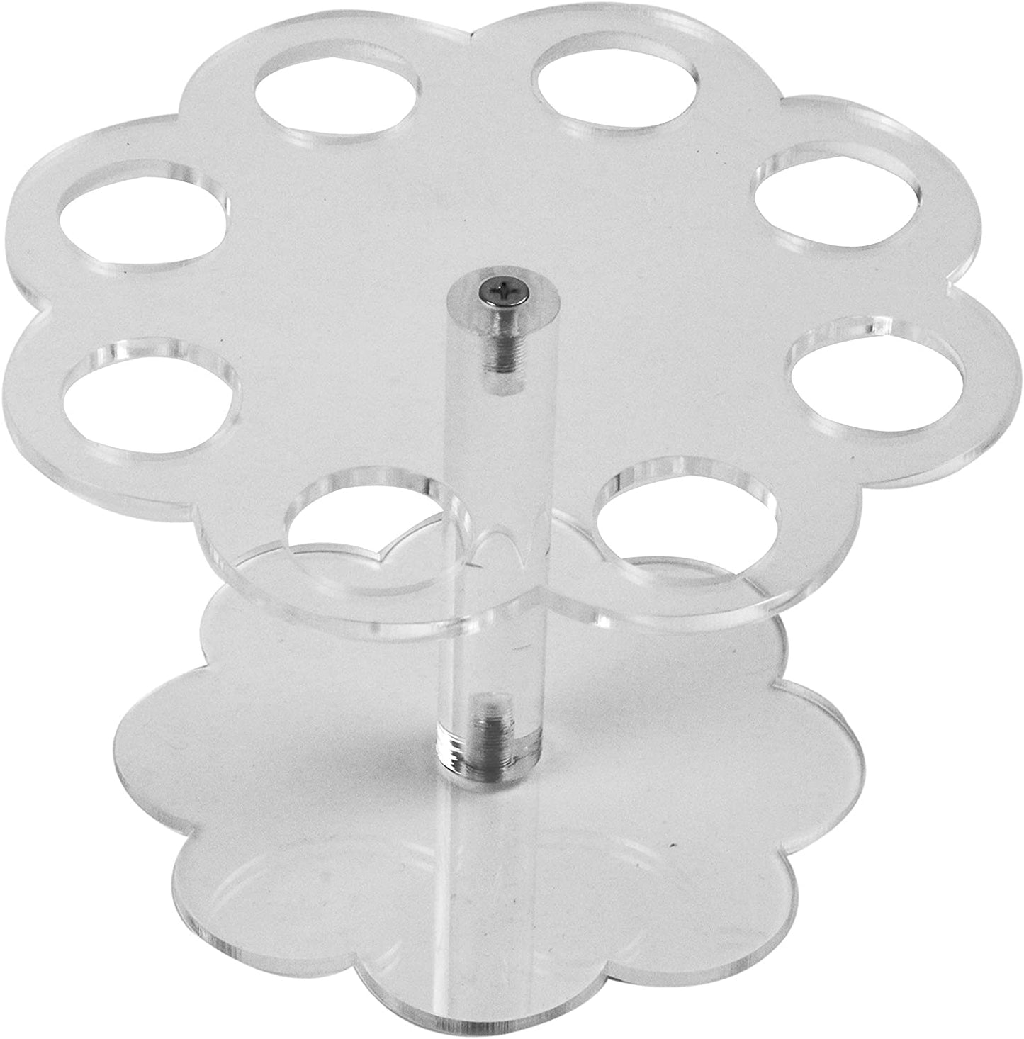 HMROVOOM Acrylic Ice Cream Stand (8 holes Flower shape)