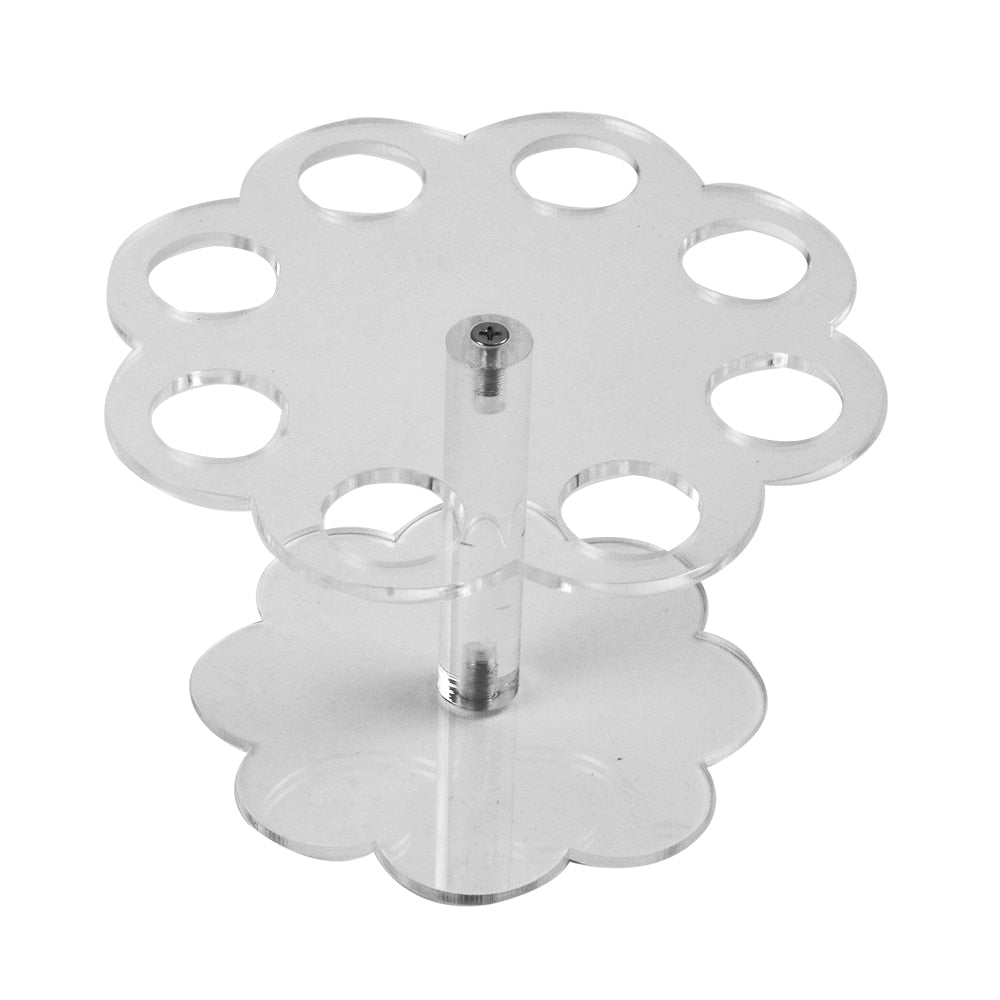 HMROVOOM  Acrylic Ice Cream Cone Holder Stand,Acrylic Ice Cream Cone Holder Stand