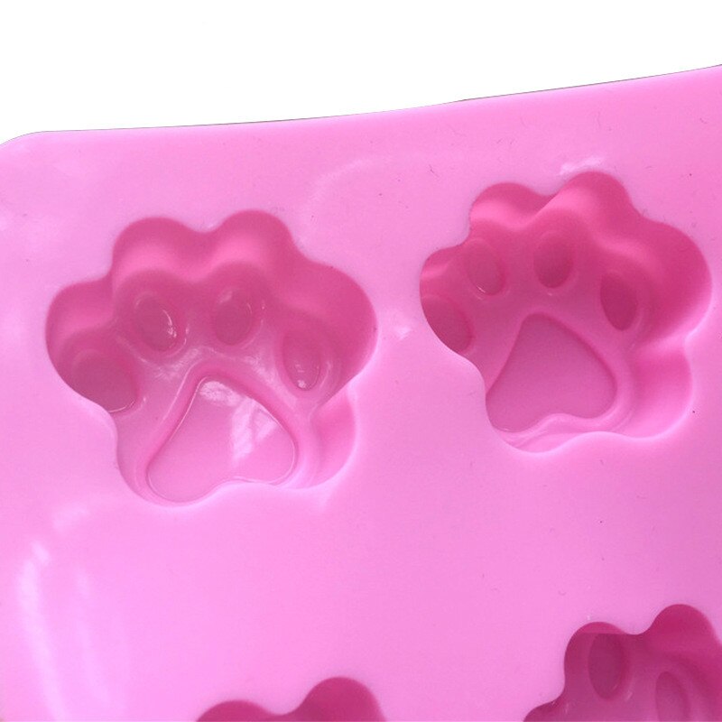 HMROVOOM 10 cartoon kitten claw silica gel hand-made soap mold cold gel chocolate baking mold