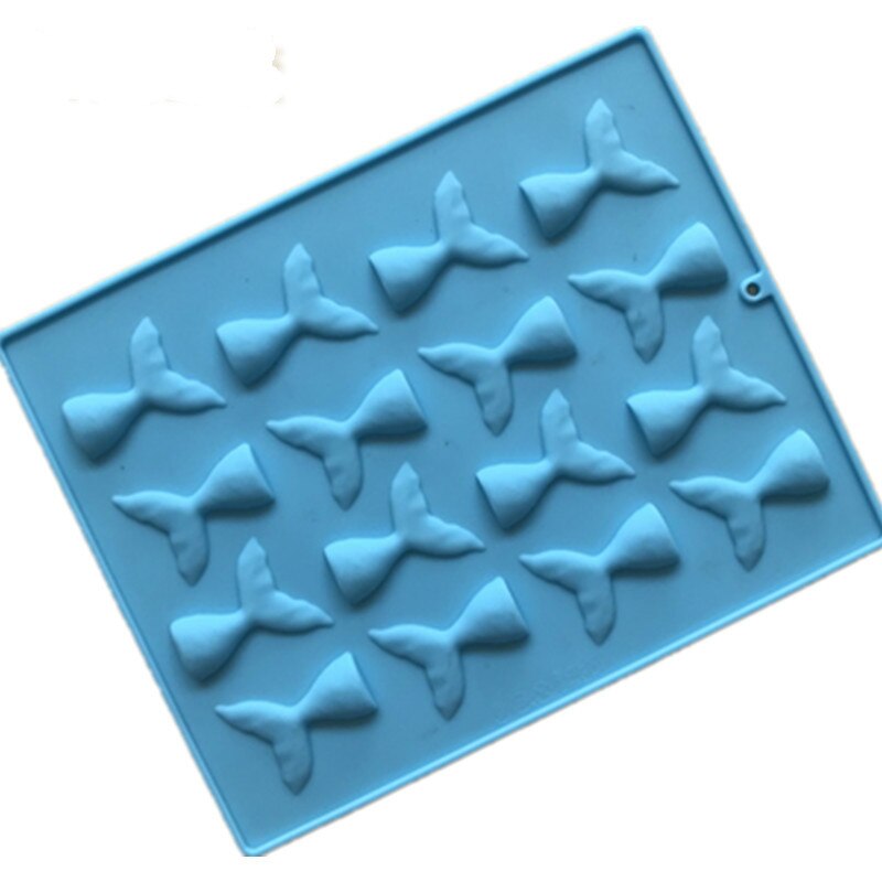 HMROVOOM 16 creative fish tail, sugar mold, silicone lace mold