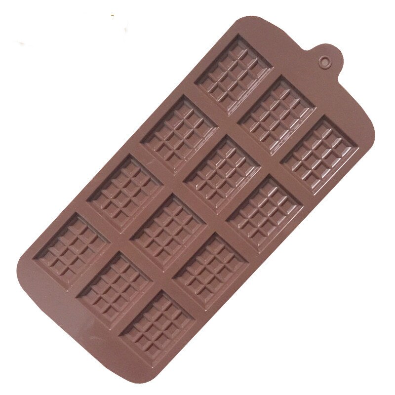 HMROVOOM  Creative waffle silicone chocolate thin skin silicone sugar molds DIY bake tool chocolate chip module