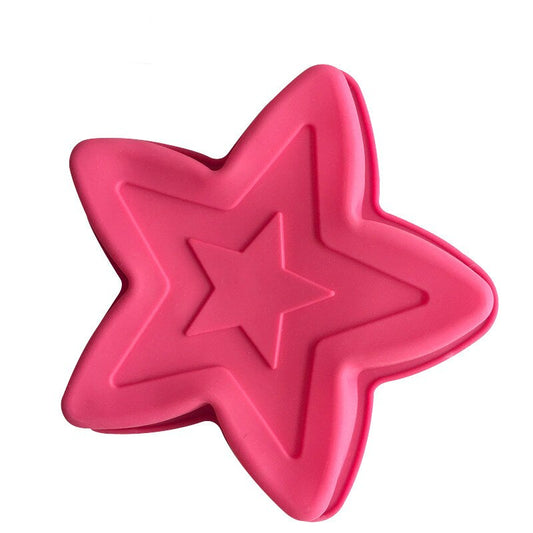 HMROVOOM  Large single Pentagram silicone cake mold kitchen roasting tool handmade DIY star cake mold