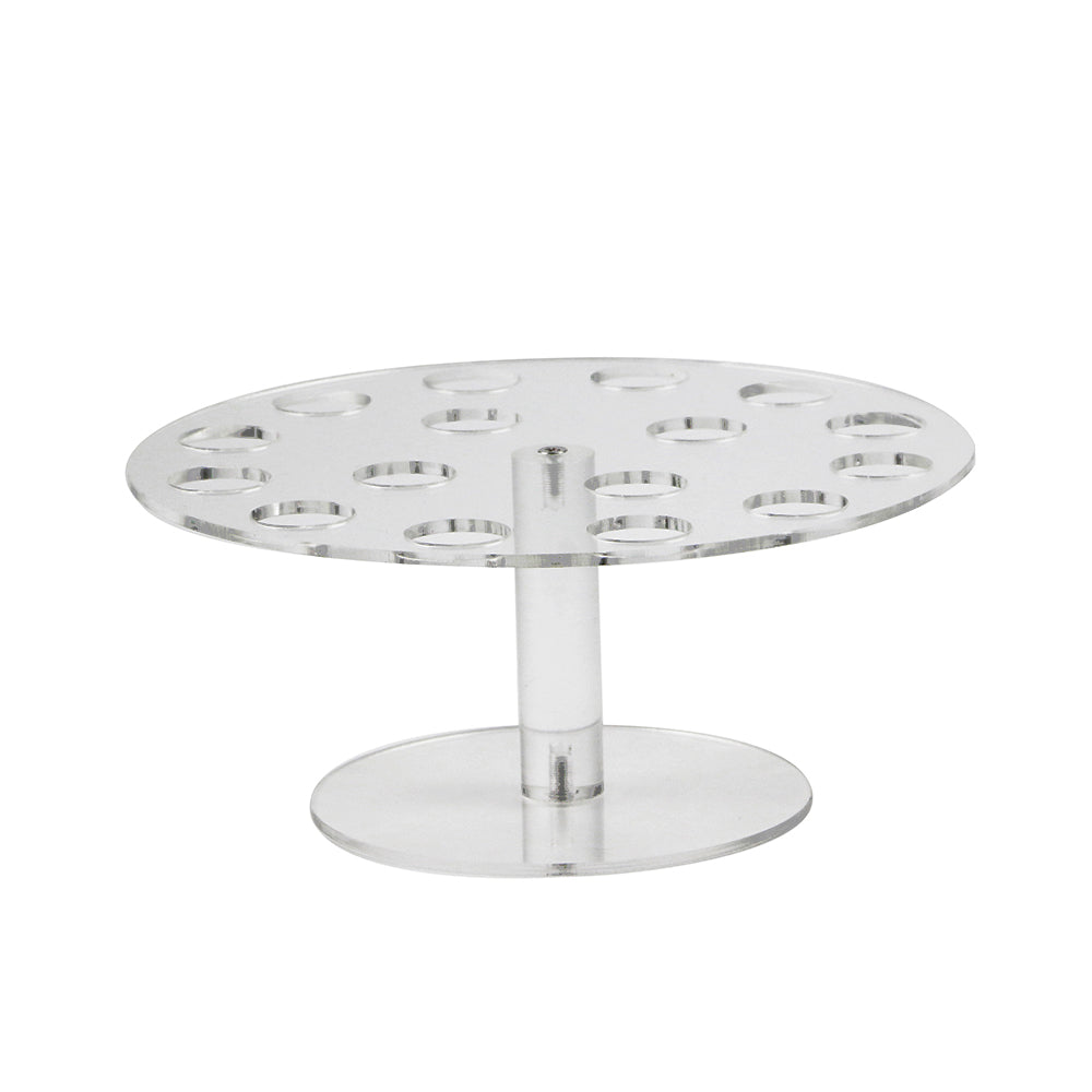 HMROVOOM 16 Holes Acrylic Ice Cream Stand Cone Holder,Ice Cream Cone Holder,Ice Cream Cone Holder Stand,Ice Cream Holder,Ice Cream Tray Holder