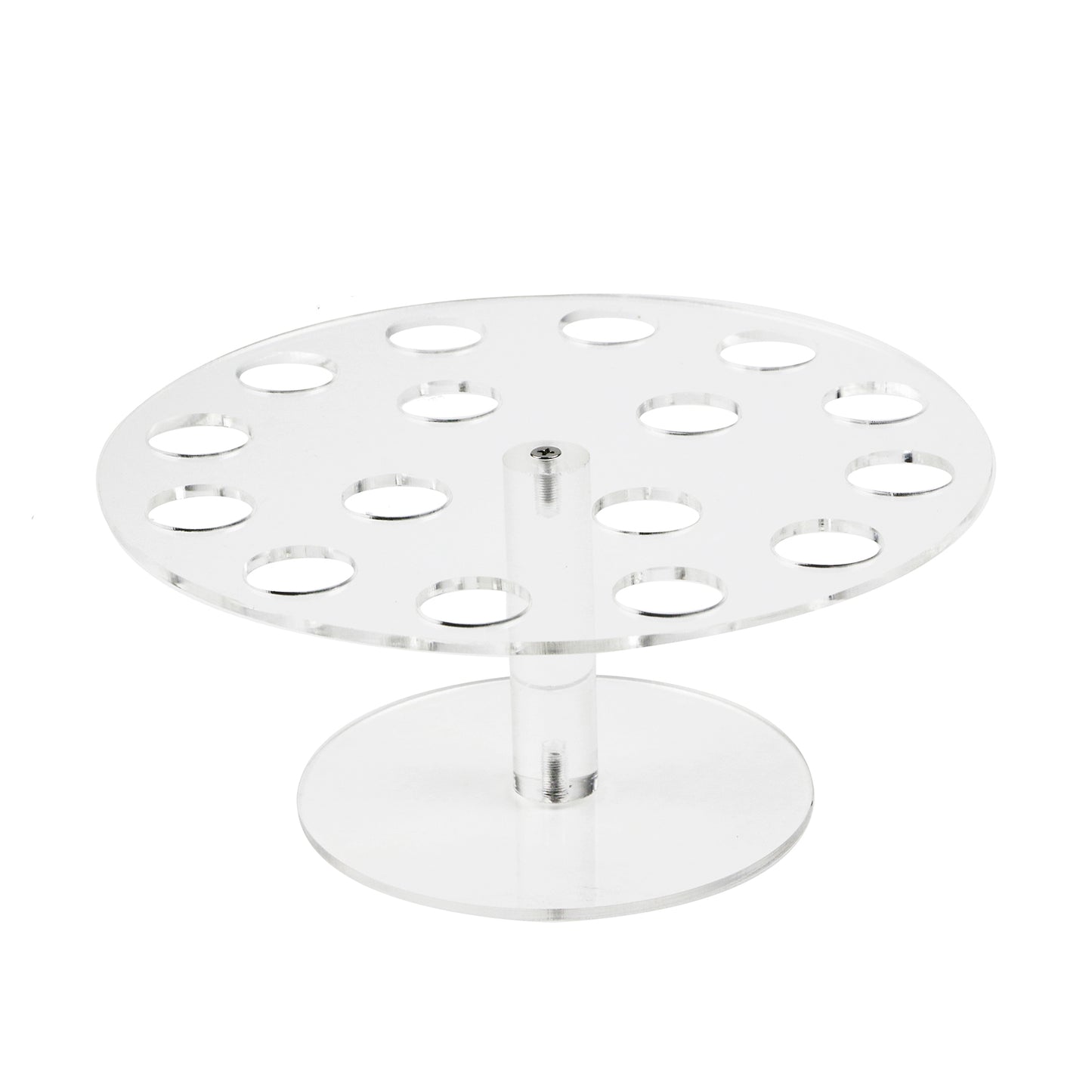 HMROVOOM 16 Holes Acrylic Ice Cream Stand Cone Holder,Ice Cream Cone Holder,Ice Cream Cone Holder Stand,Ice Cream Holder,Ice Cream Tray Holder