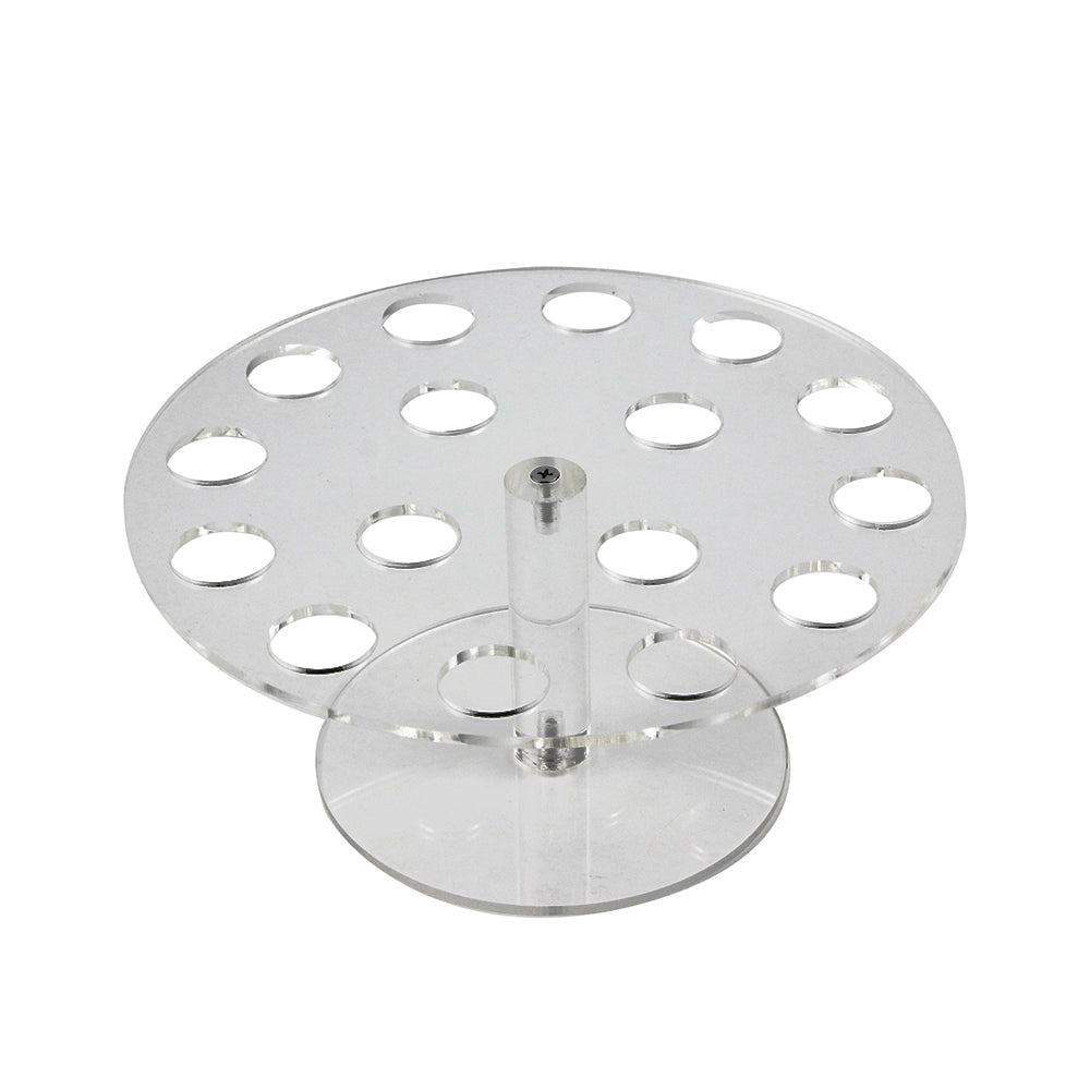 HMROVOOM 16 Holes Acrylic Ice Cream Stand Cone Holder,Ice Cream Cone Holder,Ice Cream Cone Holder Stand,Ice Cream Holder,Ice Cream Tray Holder